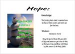 The Hope Greeting Card is blank inside for your special message. Say hello, thank you, or think of you with our hope-inspired note cards.